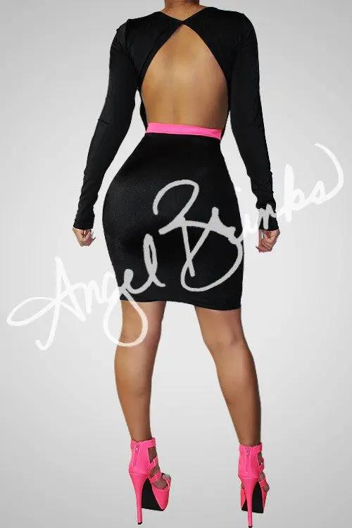opposite attraction mini dress Opposite's Attract (Hot Pink) – standout glam look for special Small (0, 1, 2, 3, 4, 5)