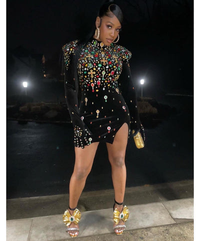 Remy Ma wearing Angel Brinks Fashion