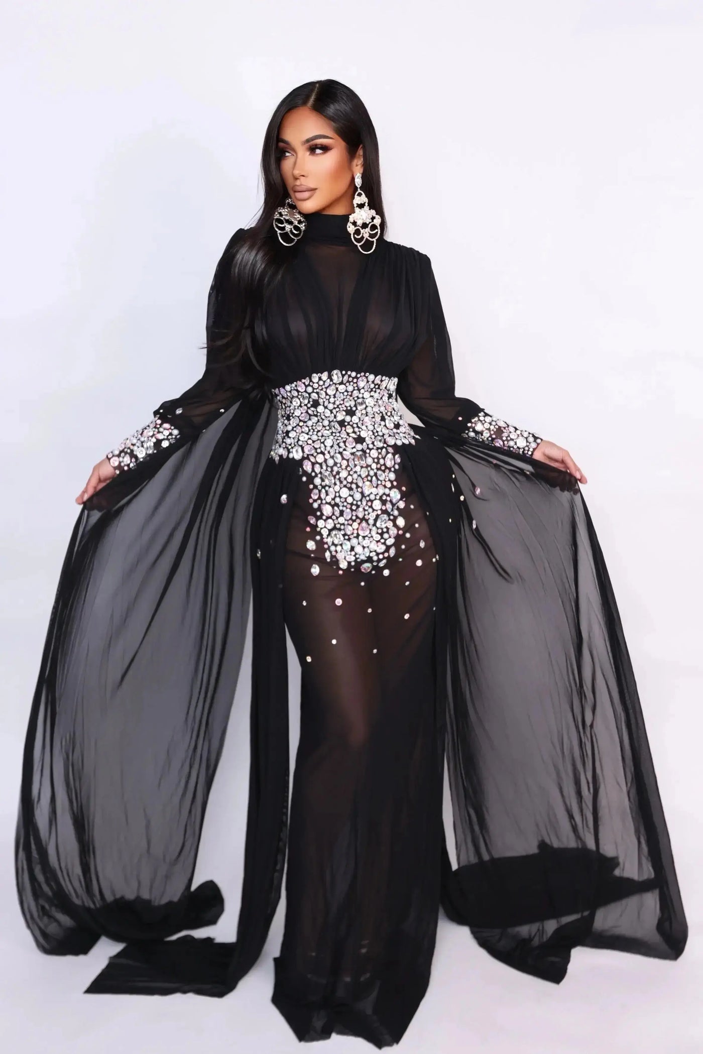 [product_title] – luxury [product_type] with glamorous details – perfect for birthday, red carpet, or girls’ night out | Angel Brinks Fashion