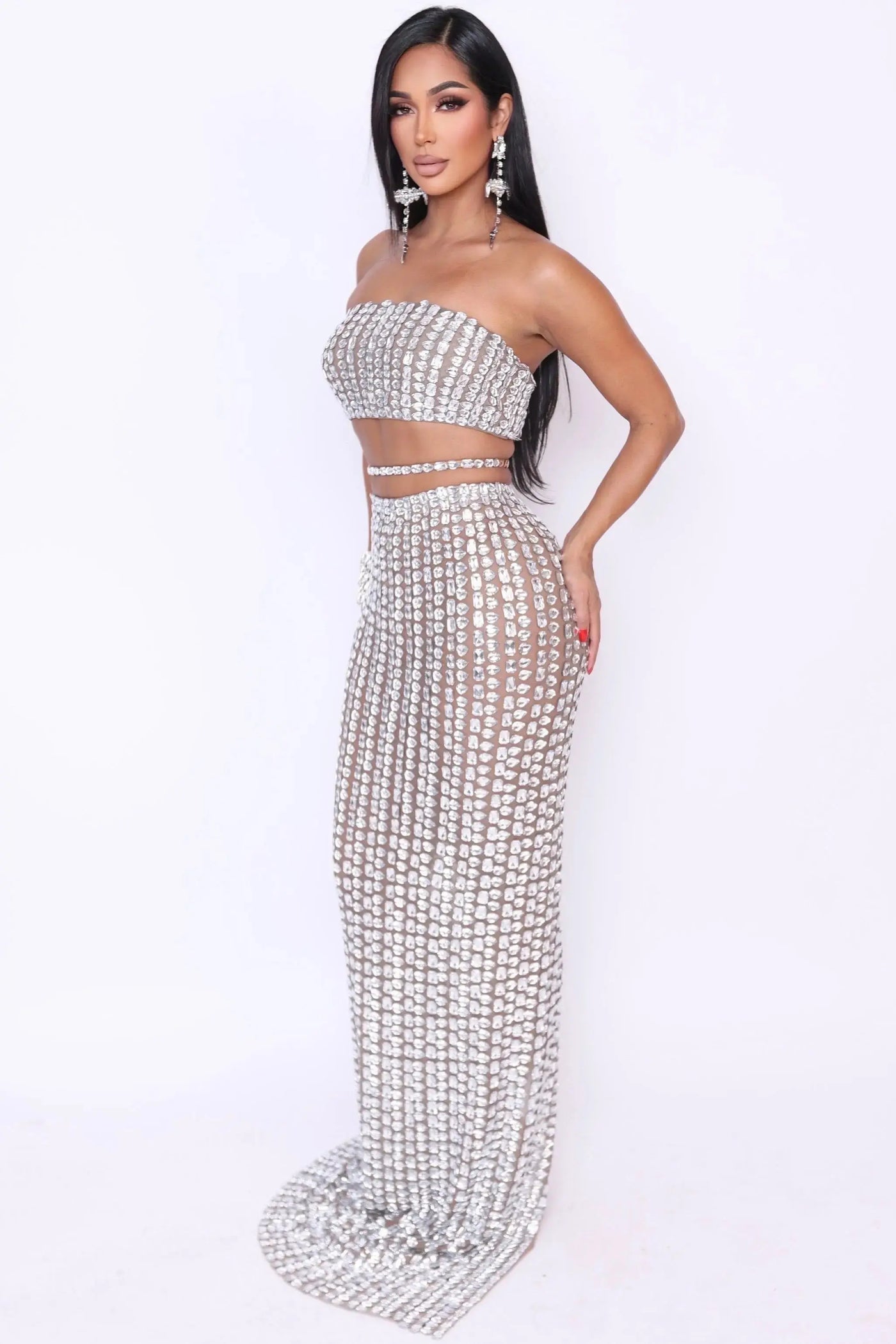 [product_title] – luxury [product_type] with glamorous details – perfect for birthday, red carpet, or girls’ night out | Angel Brinks Fashion