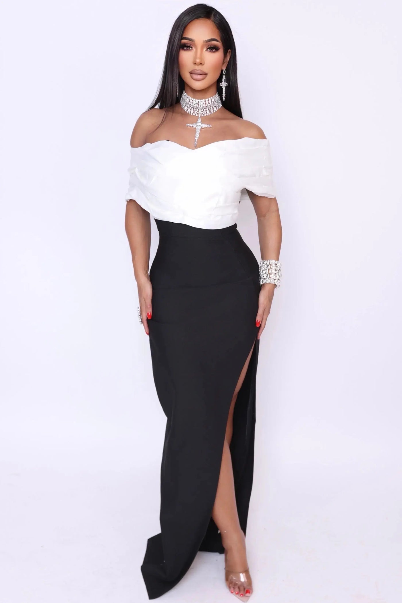 [product_title] – luxury [product_type] with glamorous details – perfect for birthday, red carpet, or girls’ night out | Angel Brinks Fashion
