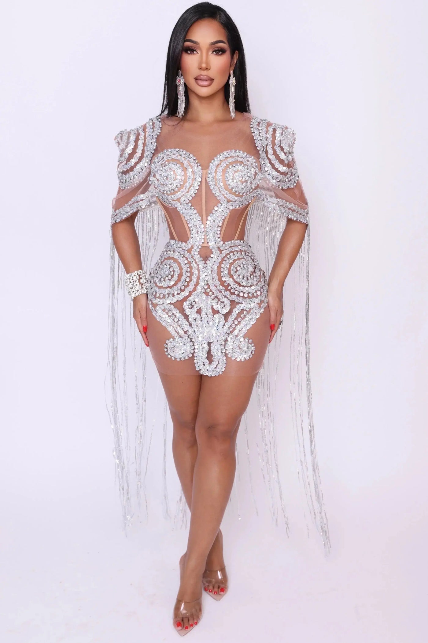 [product_title] – luxury [product_type] with glamorous details – perfect for birthday, red carpet, or girls’ night out | Angel Brinks Fashion