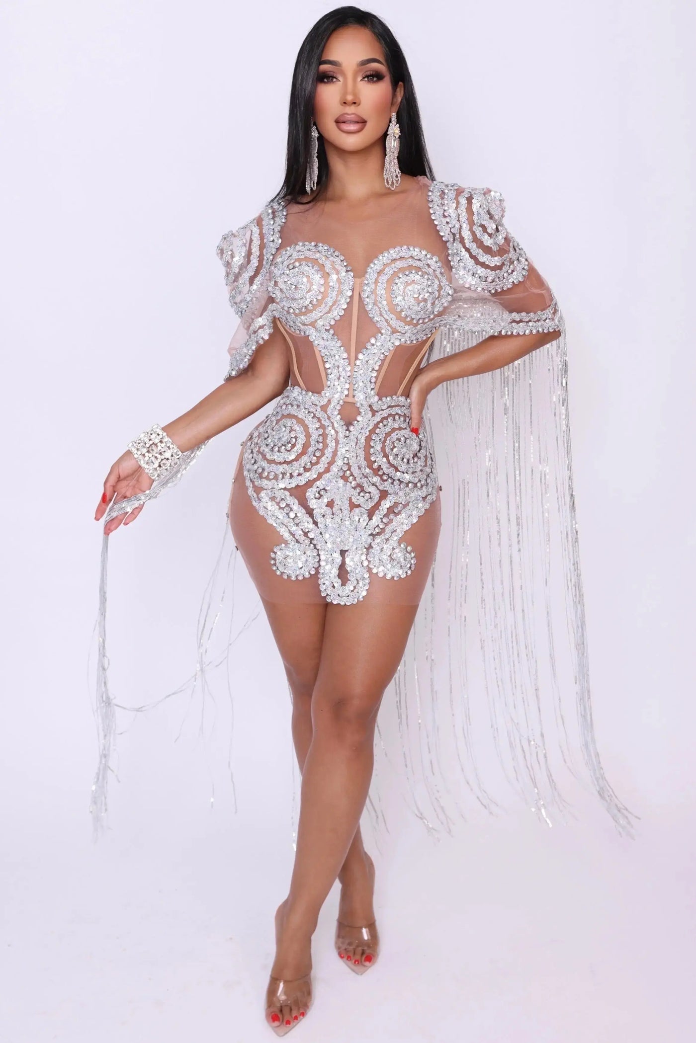 [product_title] – luxury [product_type] with glamorous details – perfect for birthday, red carpet, or girls’ night out | Angel Brinks Fashion