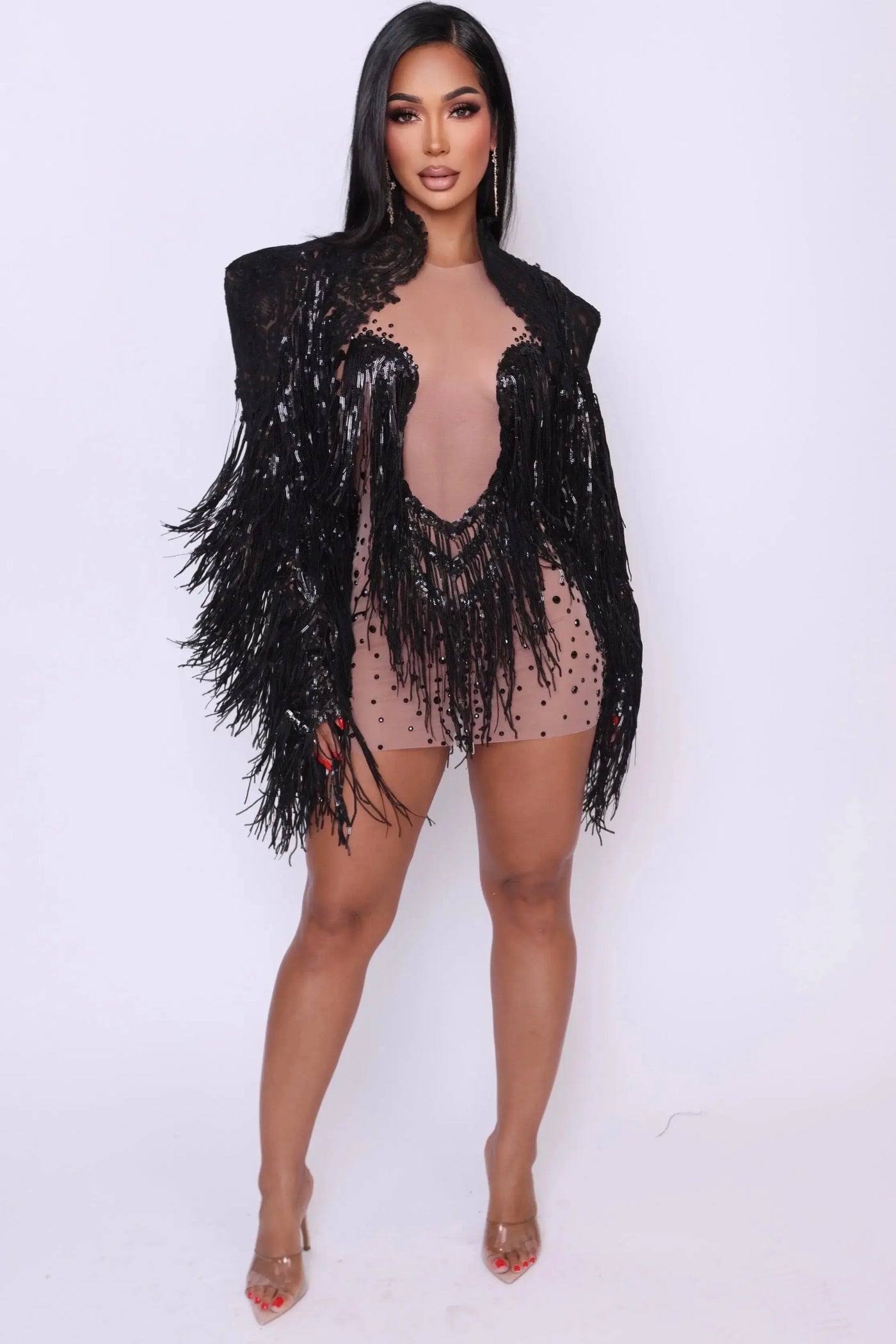 [product_title] – luxury [product_type] with glamorous details – perfect for birthday, red carpet, or girls’ night out | Angel Brinks Fashion