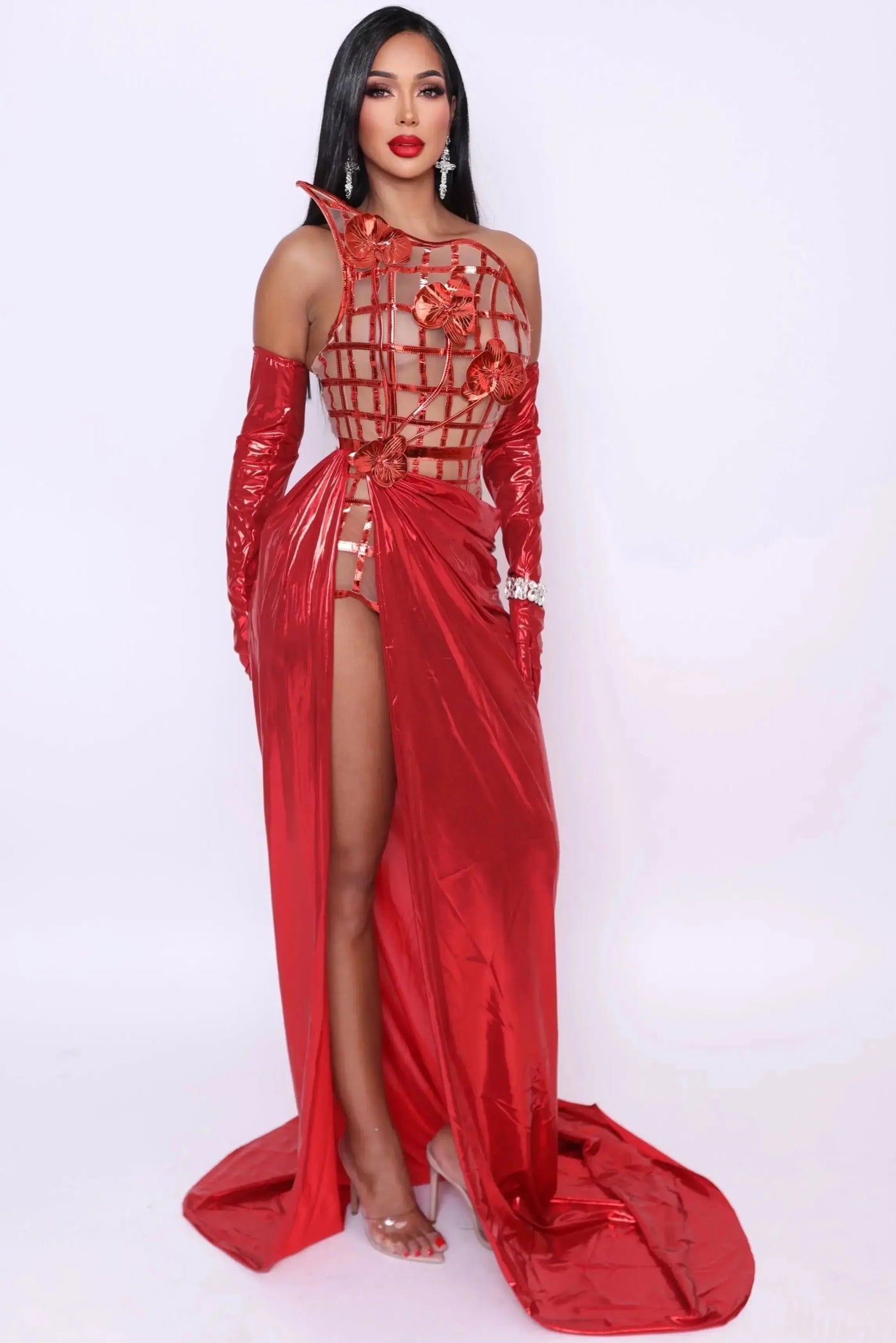 [product_title] – luxury [product_type] with glamorous details – perfect for birthday, red carpet, or girls’ night out | Angel Brinks Fashion