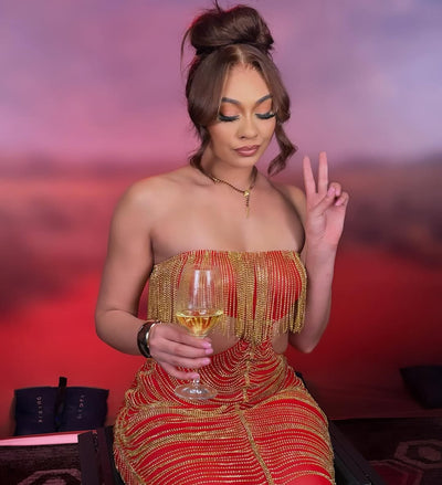 [product_title] – luxury [product_type] with glamorous details – perfect for birthday, red carpet, or girls’ night out | Angel Brinks Fashion