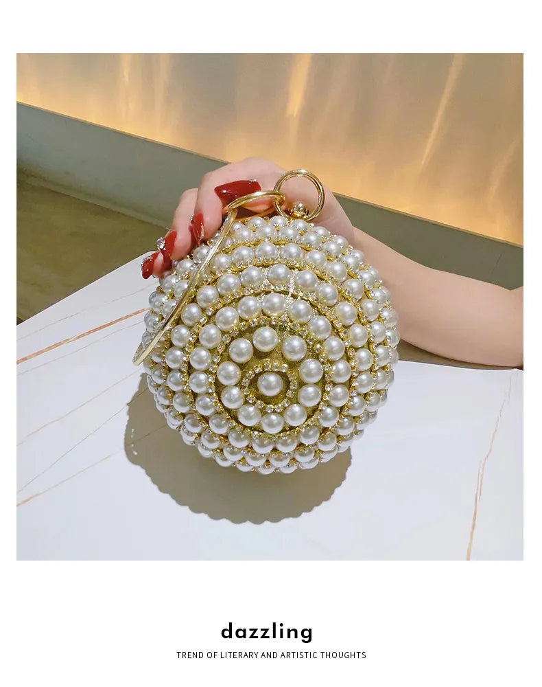 World Of Pearls Clutch