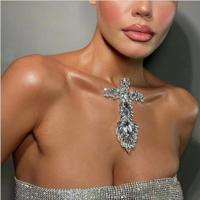 Cross Chest Applique - Angel Brinks