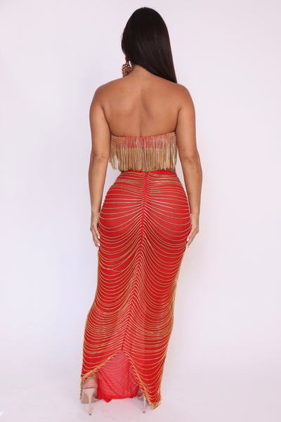Back view of Dazzle Duo outfit