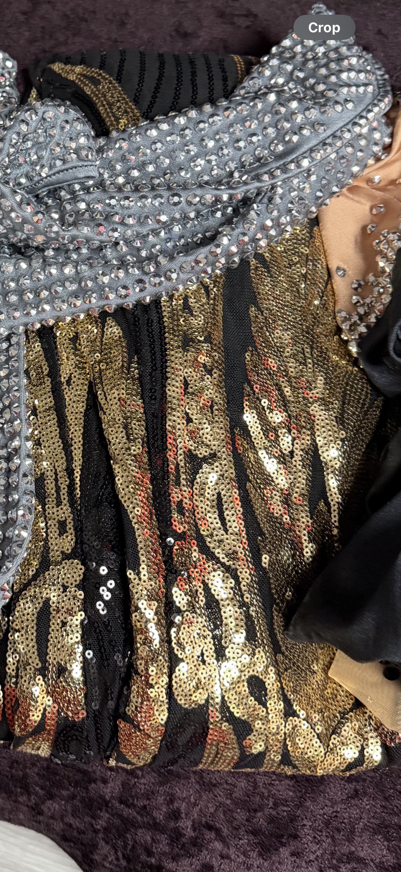 Gold/Black Pattern Catsuit - Angel Brinks