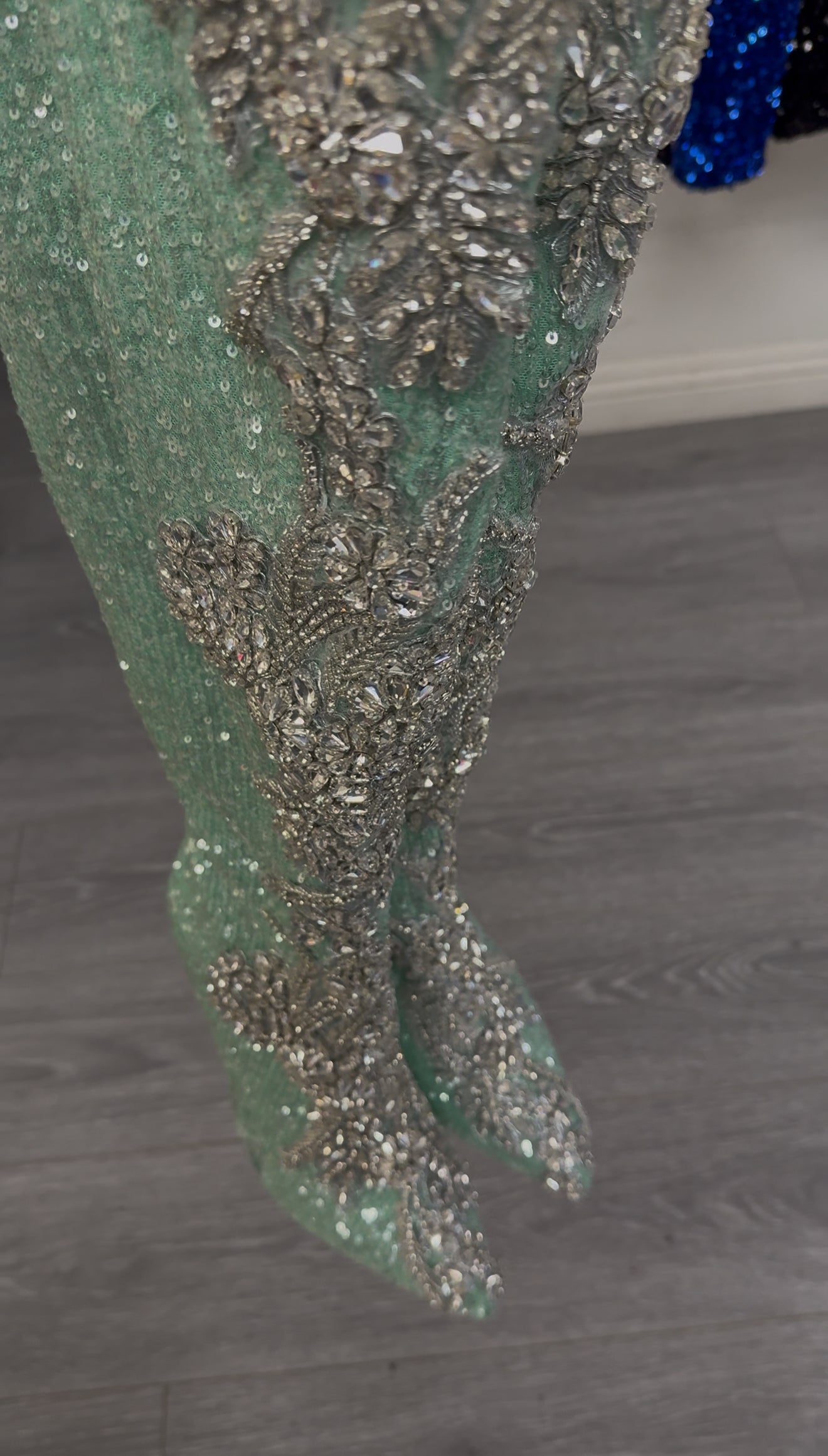 Mint Double Wrap Extended Boots with Accents - Angel Brinks