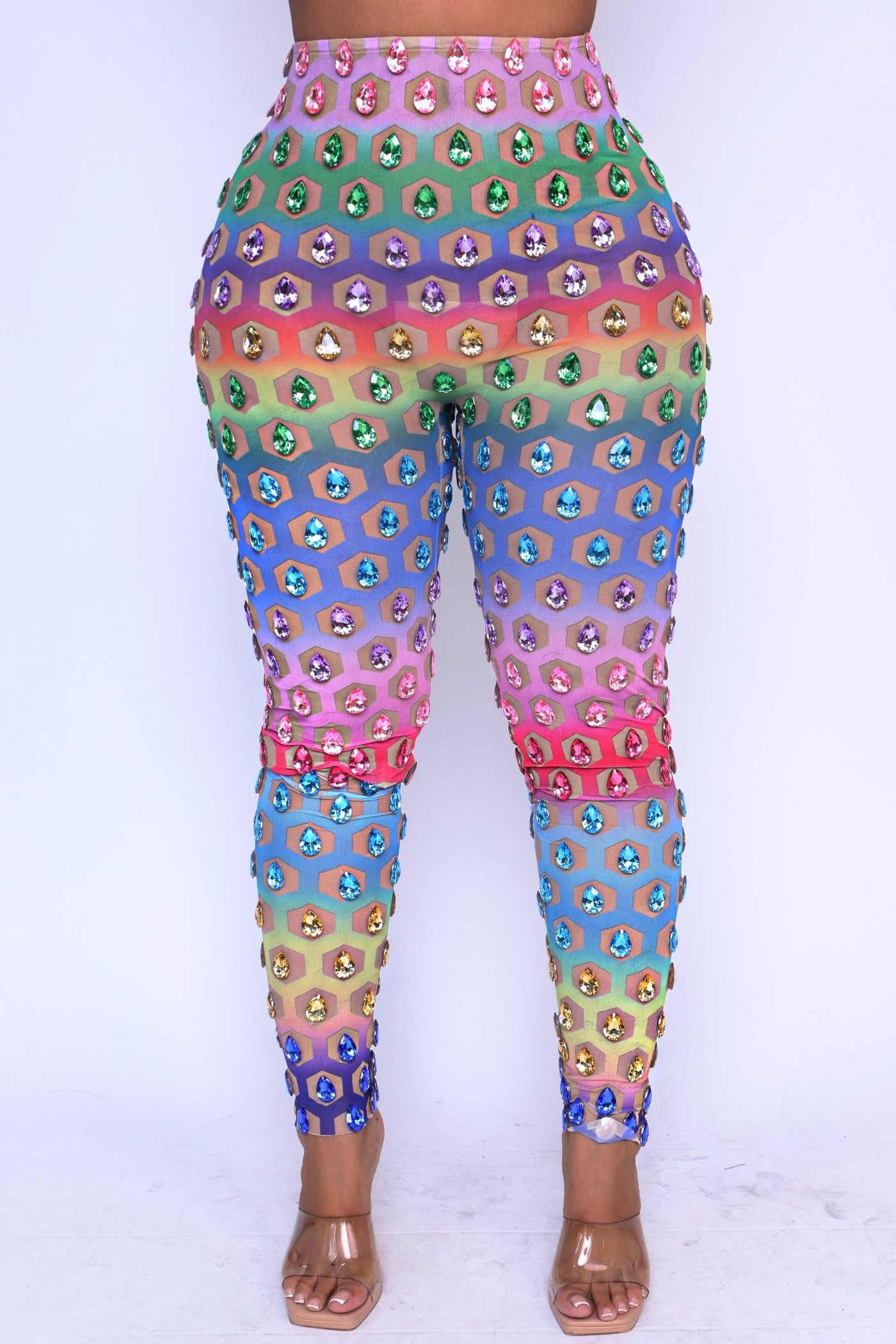 Rainbow Drops Leggings - Angel Brinks