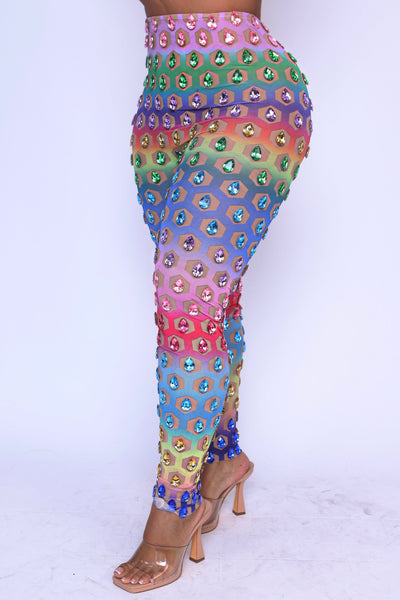 Rainbow Drops Leggings - Angel Brinks