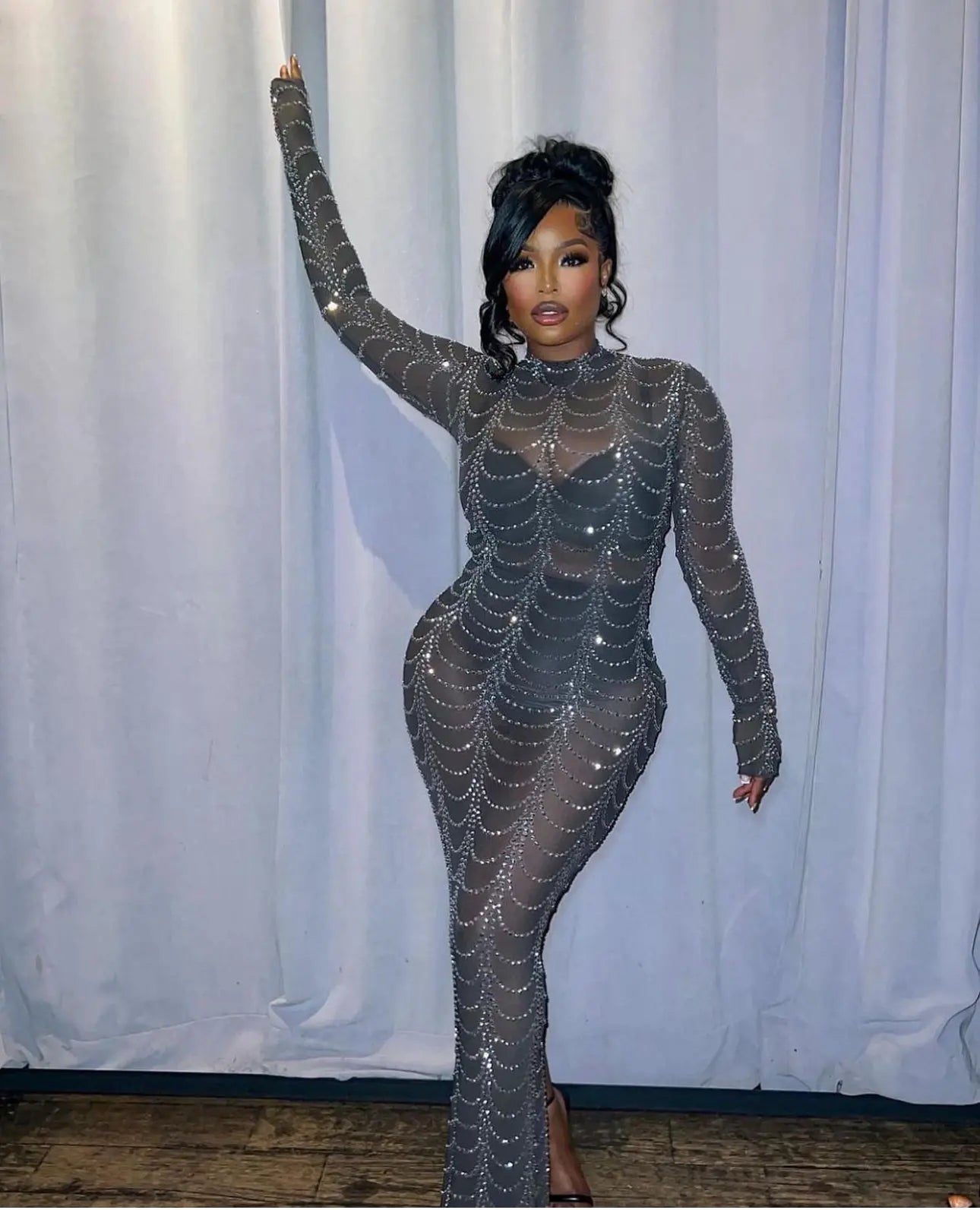 [product_title] – luxury [product_type] with glamorous details – perfect for birthday, red carpet, or girls’ night out | Angel Brinks Fashion