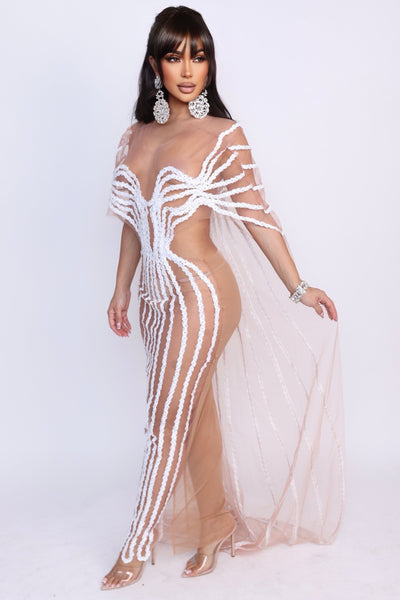 Model wearing Sugar Sprinkle dress