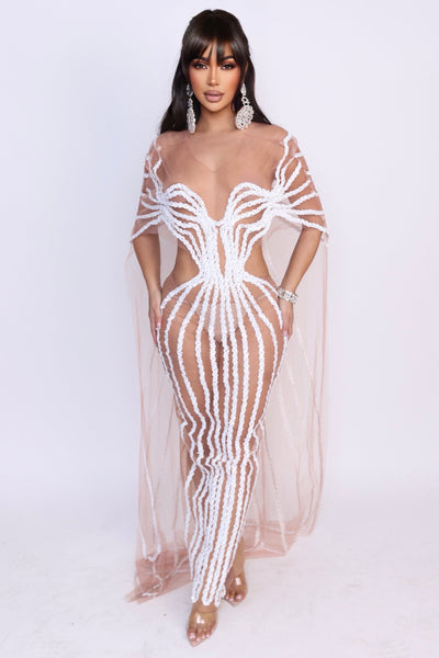 Model wearing Sugar Sprinkle dress