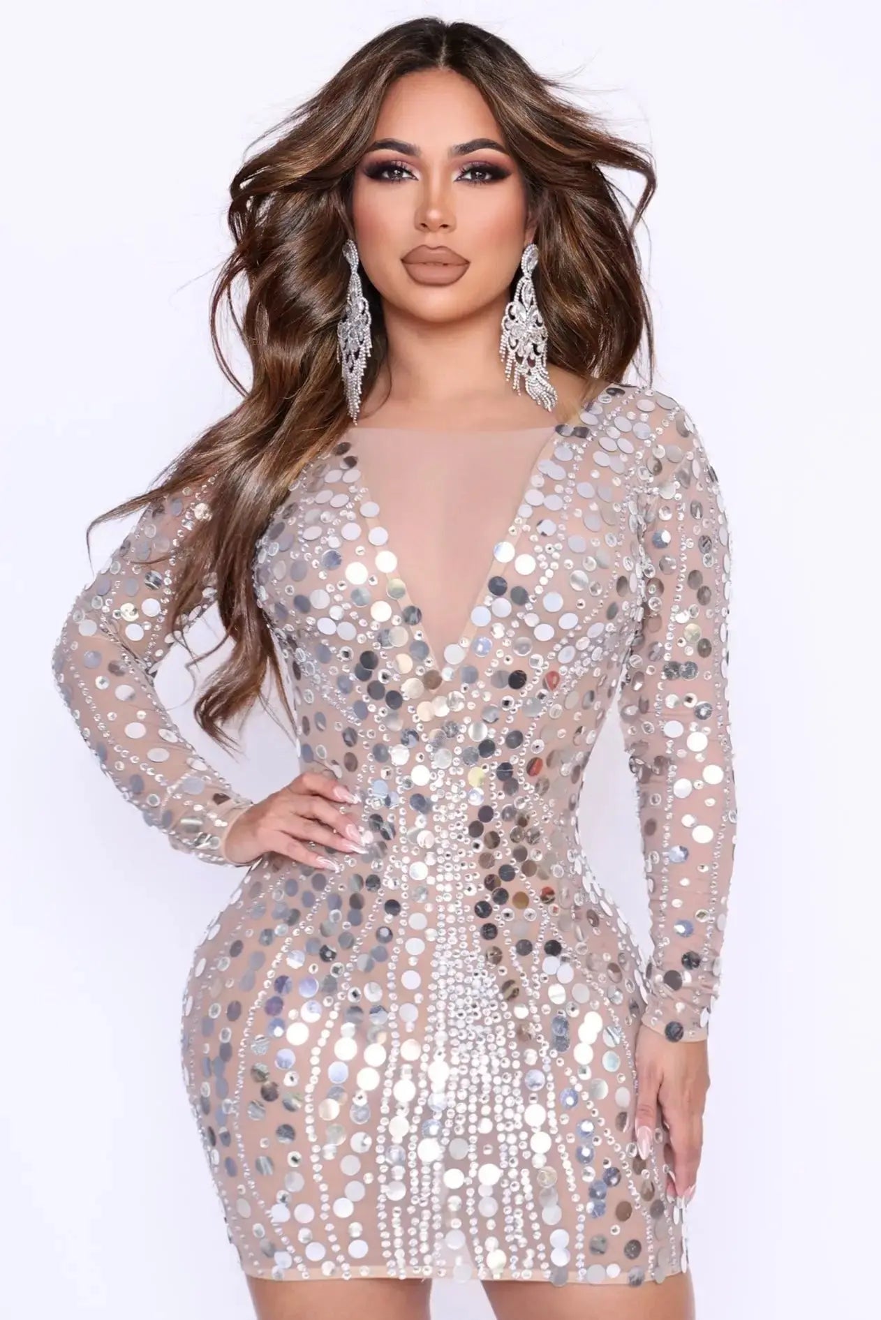 [product_title] – luxury [product_type] with glamorous details – perfect for birthday, red carpet, or girls’ night out | Angel Brinks Fashion