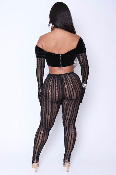 Panty Hose Leggings & Glove Set Only - Angel Brinks