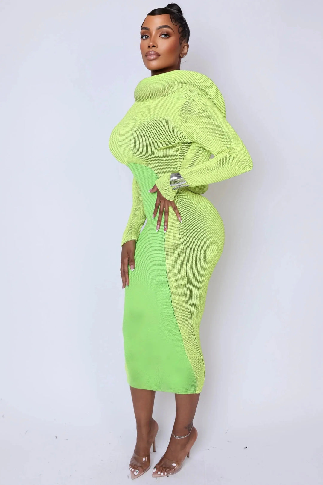 Pop Fusion (Neon Yellow/Neon Green) standout glam look for special Angel Brinks Pop Fusion (Neon Yellow/Neon Green) standout glam look for special Angel Brinks