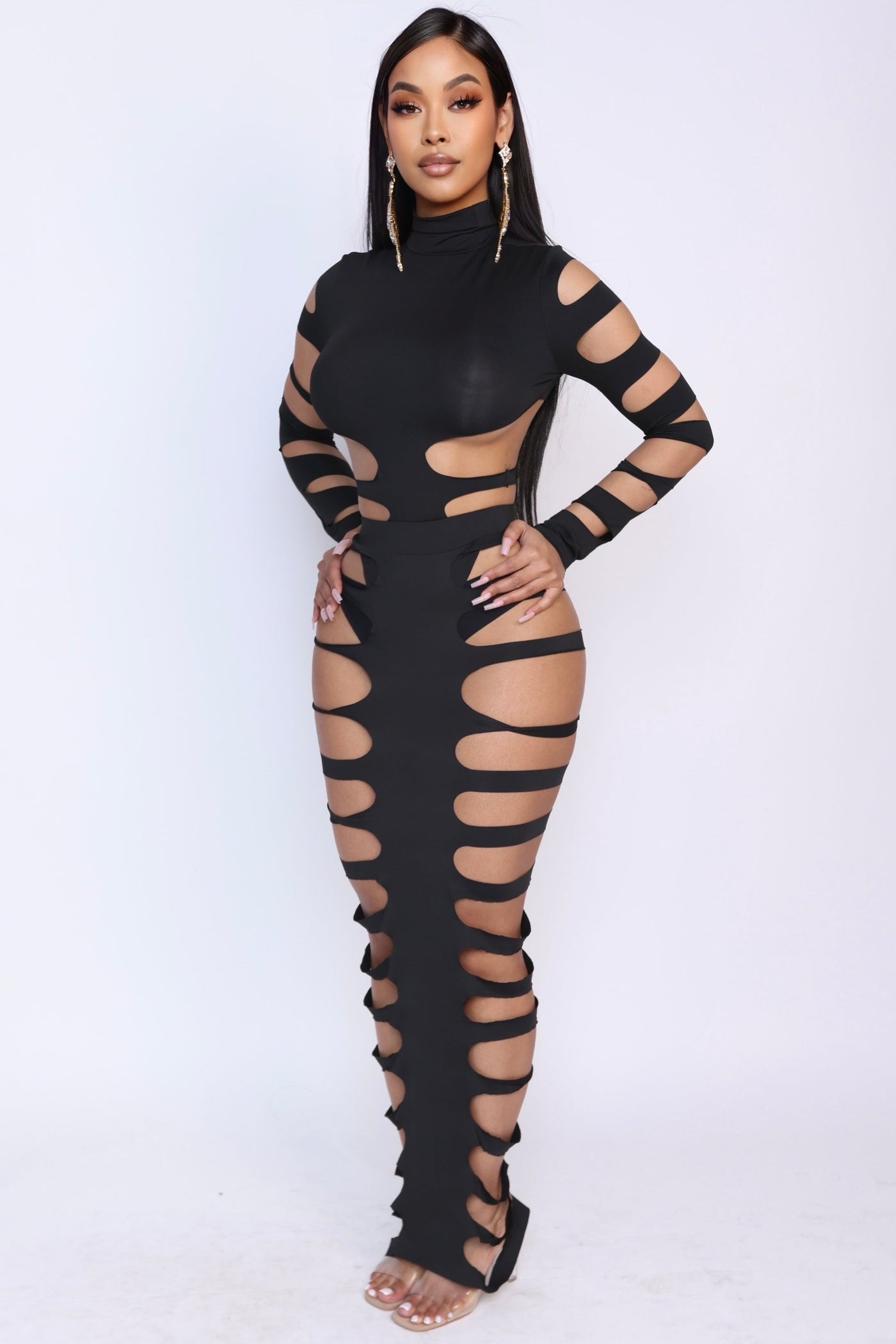 Rebel Slice Skirt Set - Angel Brinks