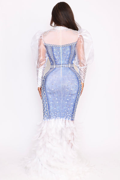 [product_title] – luxury [product_type] with glamorous details – perfect for birthday, red carpet, or girls’ night out | Angel Brinks Fashion