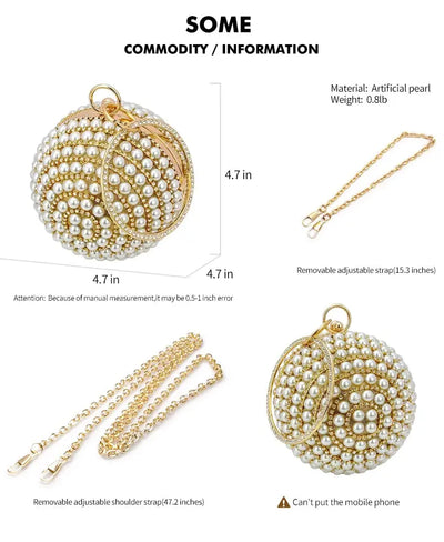 World Of Pearls Clutch - Angel Brinks