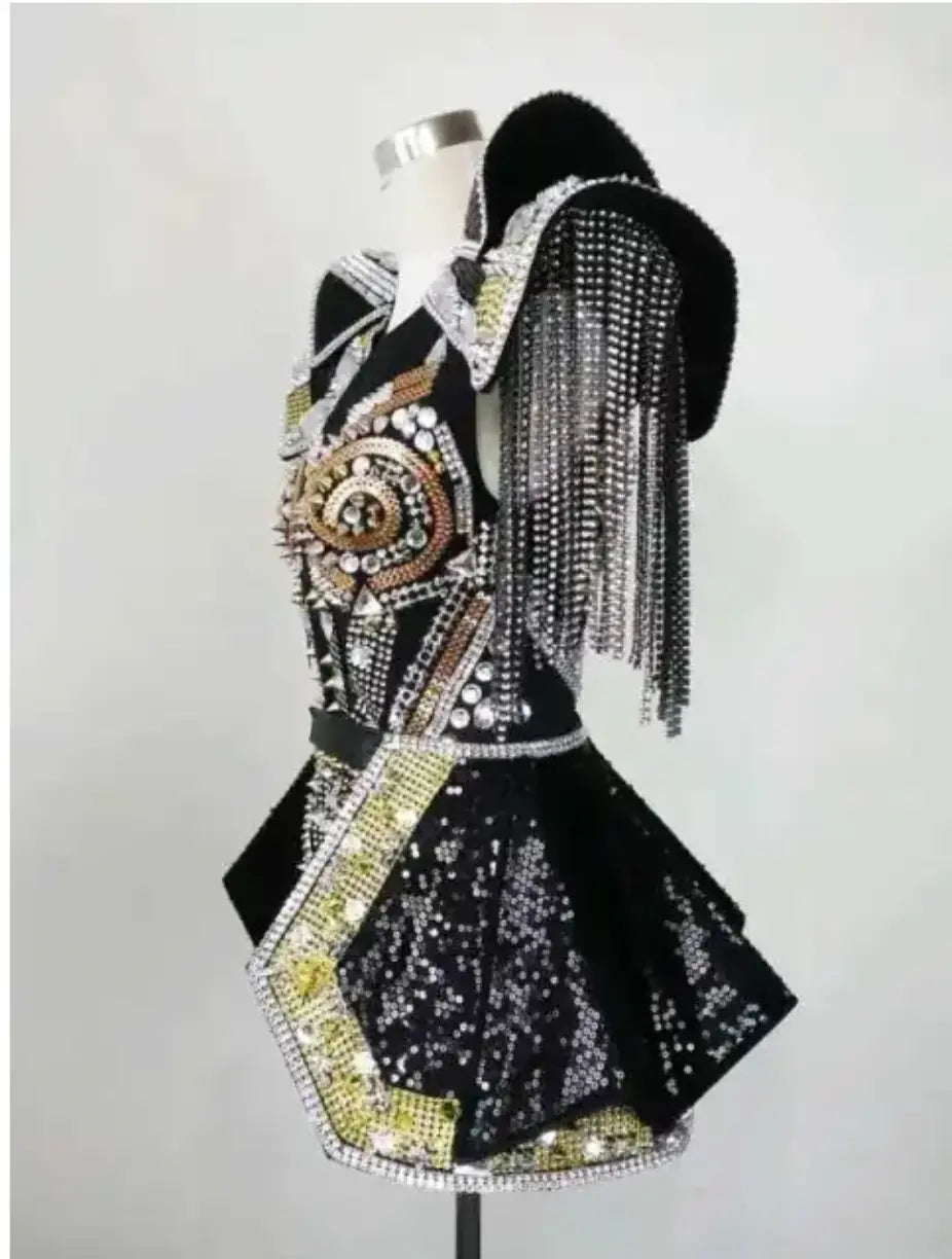 [product_title] – luxury [product_type] with glamorous details – perfect for birthday, red carpet, or girls’ night out | Angel Brinks Fashion