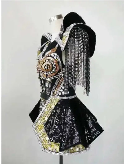 [product_title] – luxury [product_type] with glamorous details – perfect for birthday, red carpet, or girls’ night out | Angel Brinks Fashion