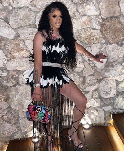 [product_title] – luxury [product_type] with glamorous details – perfect for birthday, red carpet, or girls’ night out | Angel Brinks Fashion