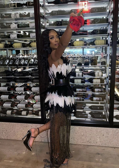 [product_title] – luxury [product_type] with glamorous details – perfect for birthday, red carpet, or girls’ night out | Angel Brinks Fashion