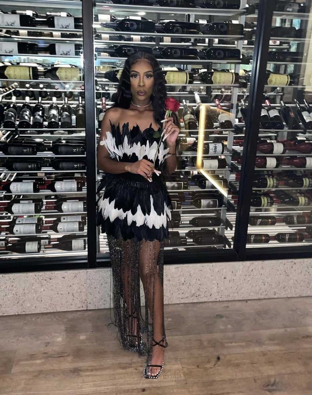 [product_title] – luxury [product_type] with glamorous details – perfect for birthday, red carpet, or girls’ night out | Angel Brinks Fashion