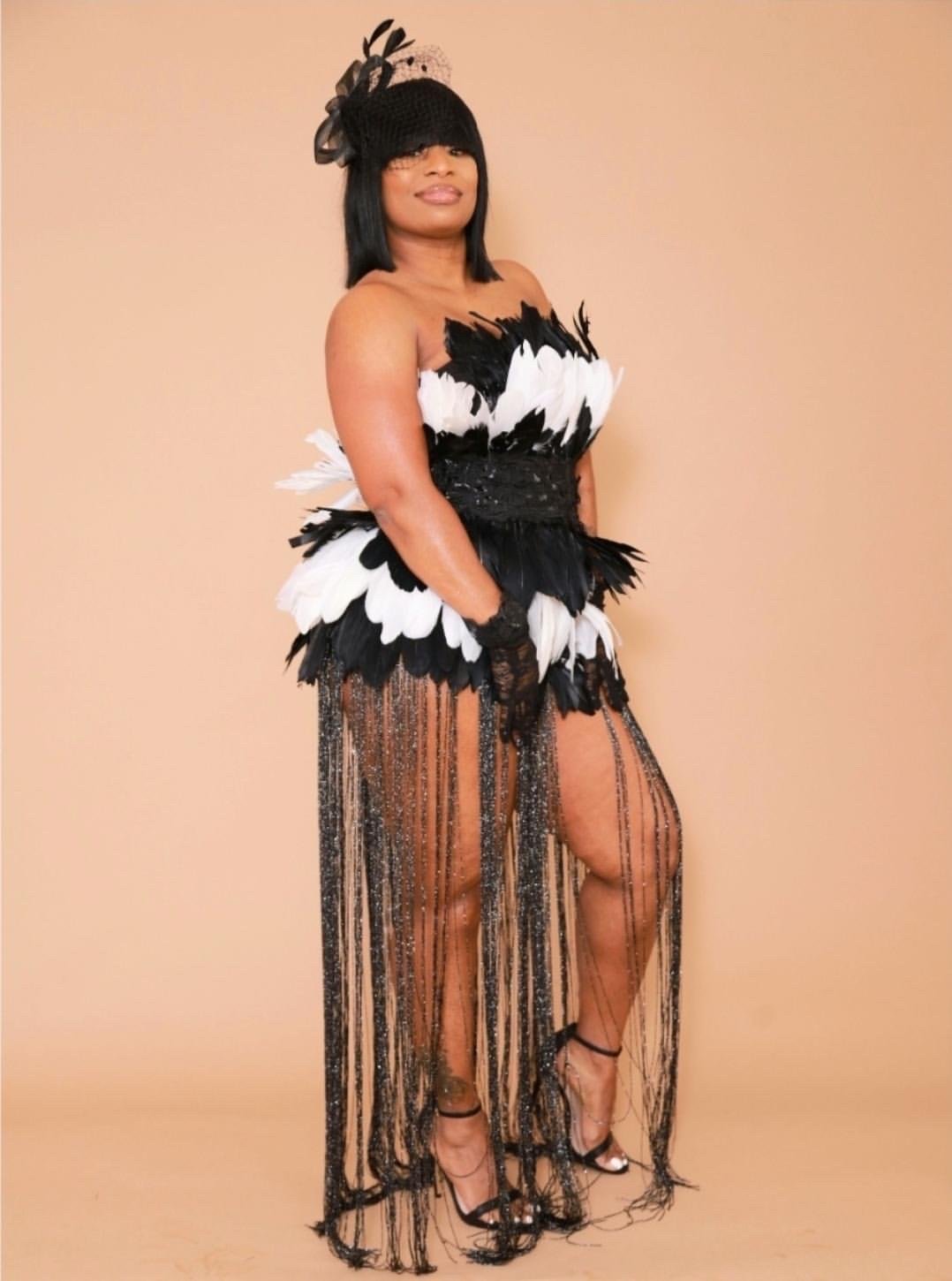 [product_title] – luxury [product_type] with glamorous details – perfect for birthday, red carpet, or girls’ night out | Angel Brinks Fashion