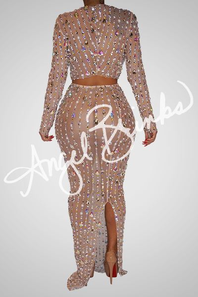 [product_title] – luxury [product_type] with glamorous details – perfect for birthday, red carpet, or girls’ night out | Angel Brinks Fashion