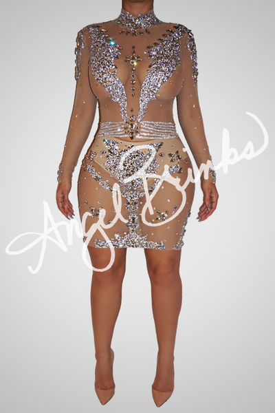 [product_title] – luxury [product_type] with glamorous details – perfect for birthday, red carpet, or girls’ night out | Angel Brinks Fashion