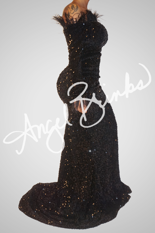 [product_title] – luxury [product_type] with glamorous details – perfect for birthday, red carpet, or girls’ night out | Angel Brinks Fashion