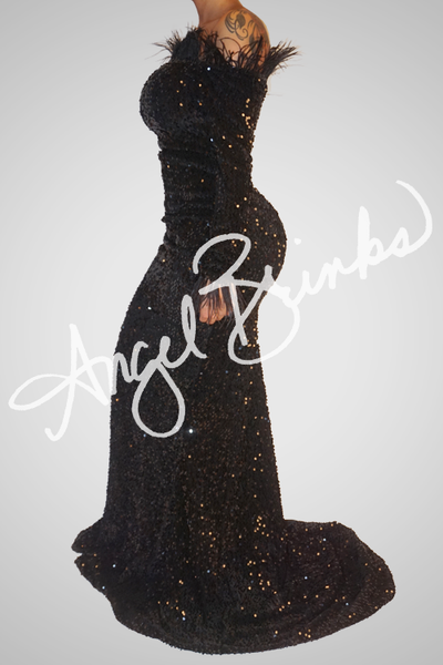 [product_title] – luxury [product_type] with glamorous details – perfect for birthday, red carpet, or girls’ night out | Angel Brinks Fashion