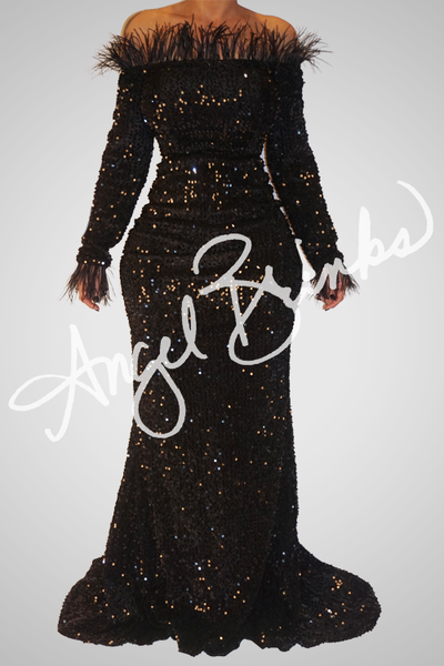 [product_title] – luxury [product_type] with glamorous details – perfect for birthday, red carpet, or girls’ night out | Angel Brinks Fashion