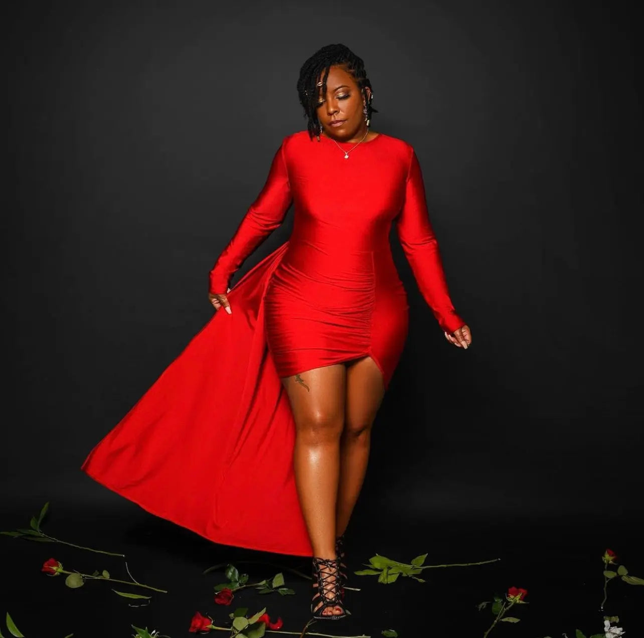 [product_title] – luxury [product_type] with glamorous details – perfect for birthday, red carpet, or girls’ night out | Angel Brinks Fashion