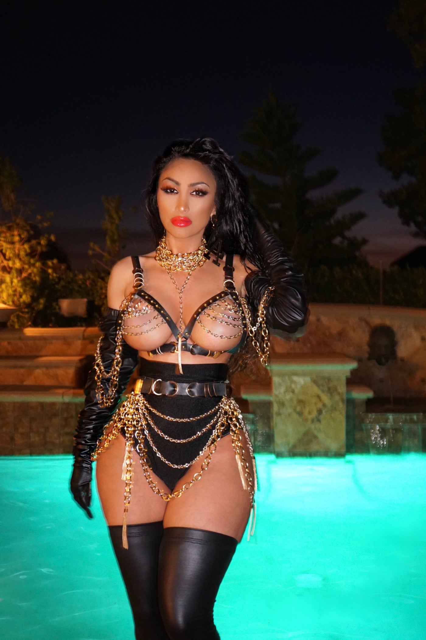 [product_title] – luxury [product_type] with glamorous details – perfect for birthday, red carpet, or girls’ night out | Angel Brinks Fashion