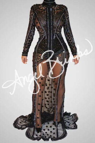 [product_title] – luxury [product_type] with glamorous details – perfect for birthday, red carpet, or girls’ night out | Angel Brinks Fashion