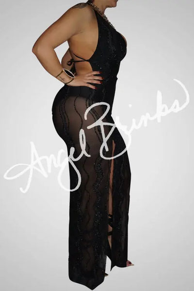 [product_title] – luxury [product_type] with glamorous details – perfect for birthday, red carpet, or girls’ night out | Angel Brinks Fashion