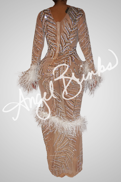 [product_title] – luxury [product_type] with glamorous details – perfect for birthday, red carpet, or girls’ night out | Angel Brinks Fashion
