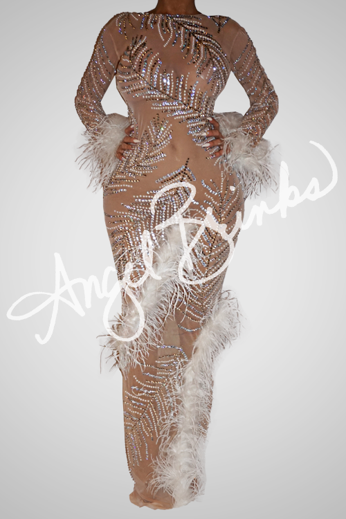 [product_title] – luxury [product_type] with glamorous details – perfect for birthday, red carpet, or girls’ night out | Angel Brinks Fashion