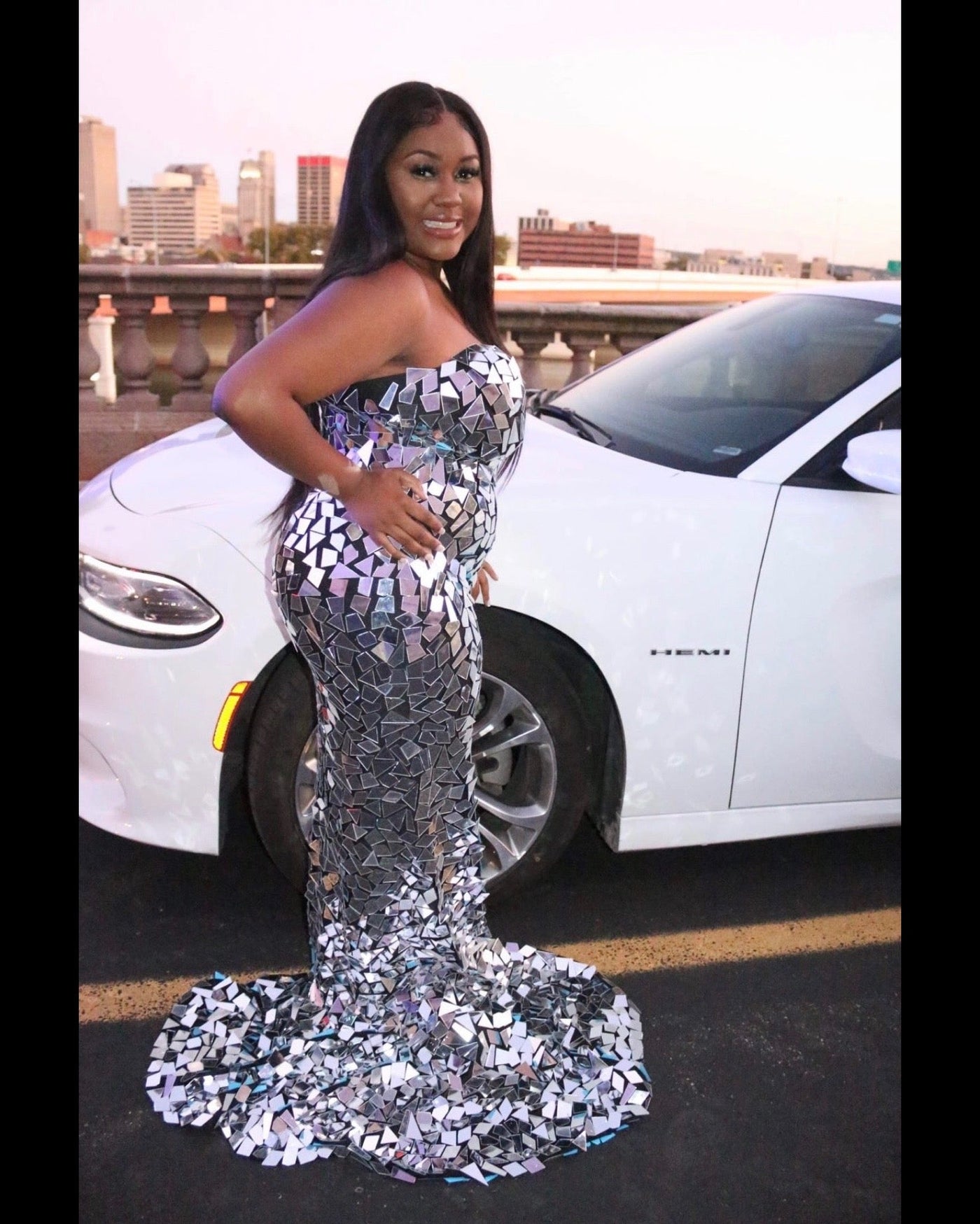 [product_title] – luxury [product_type] with glamorous details – perfect for birthday, red carpet, or girls’ night out | Angel Brinks Fashion