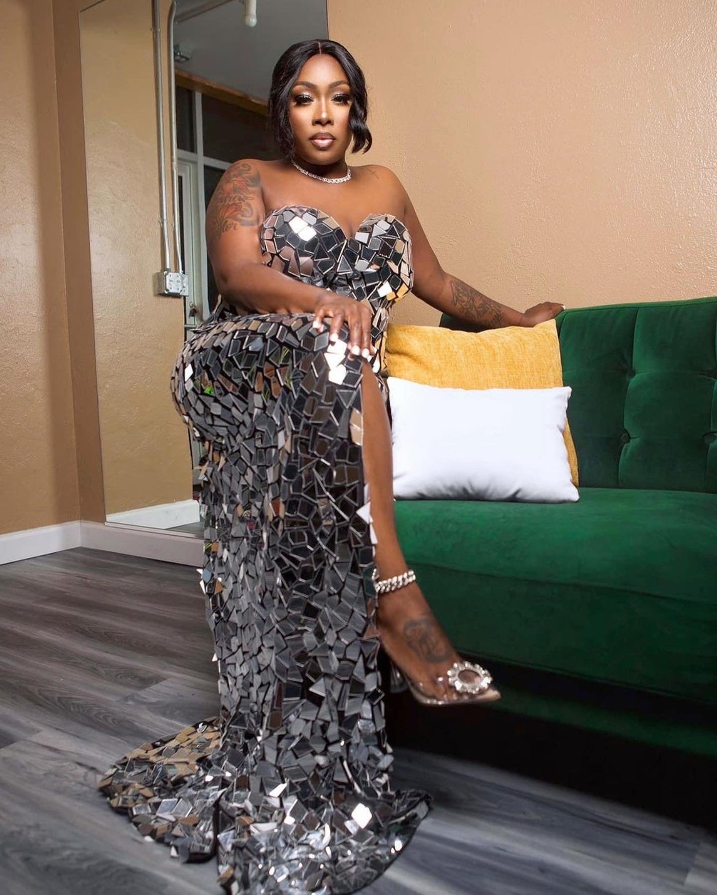 [product_title] – luxury [product_type] with glamorous details – perfect for birthday, red carpet, or girls’ night out | Angel Brinks Fashion