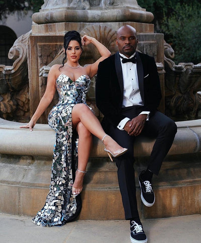 [product_title] – luxury [product_type] with glamorous details – perfect for birthday, red carpet, or girls’ night out | Angel Brinks Fashion
