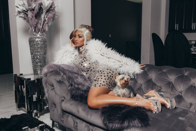 [product_title] – luxury [product_type] with glamorous details – perfect for birthday, red carpet, or girls’ night out | Angel Brinks Fashion