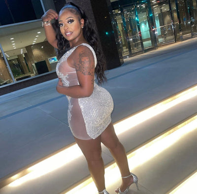 [product_title] – luxury [product_type] with glamorous details – perfect for birthday, red carpet, or girls’ night out | Angel Brinks Fashion