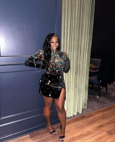 [product_title] – luxury [product_type] with glamorous details – perfect for birthday, red carpet, or girls’ night out | Angel Brinks Fashion