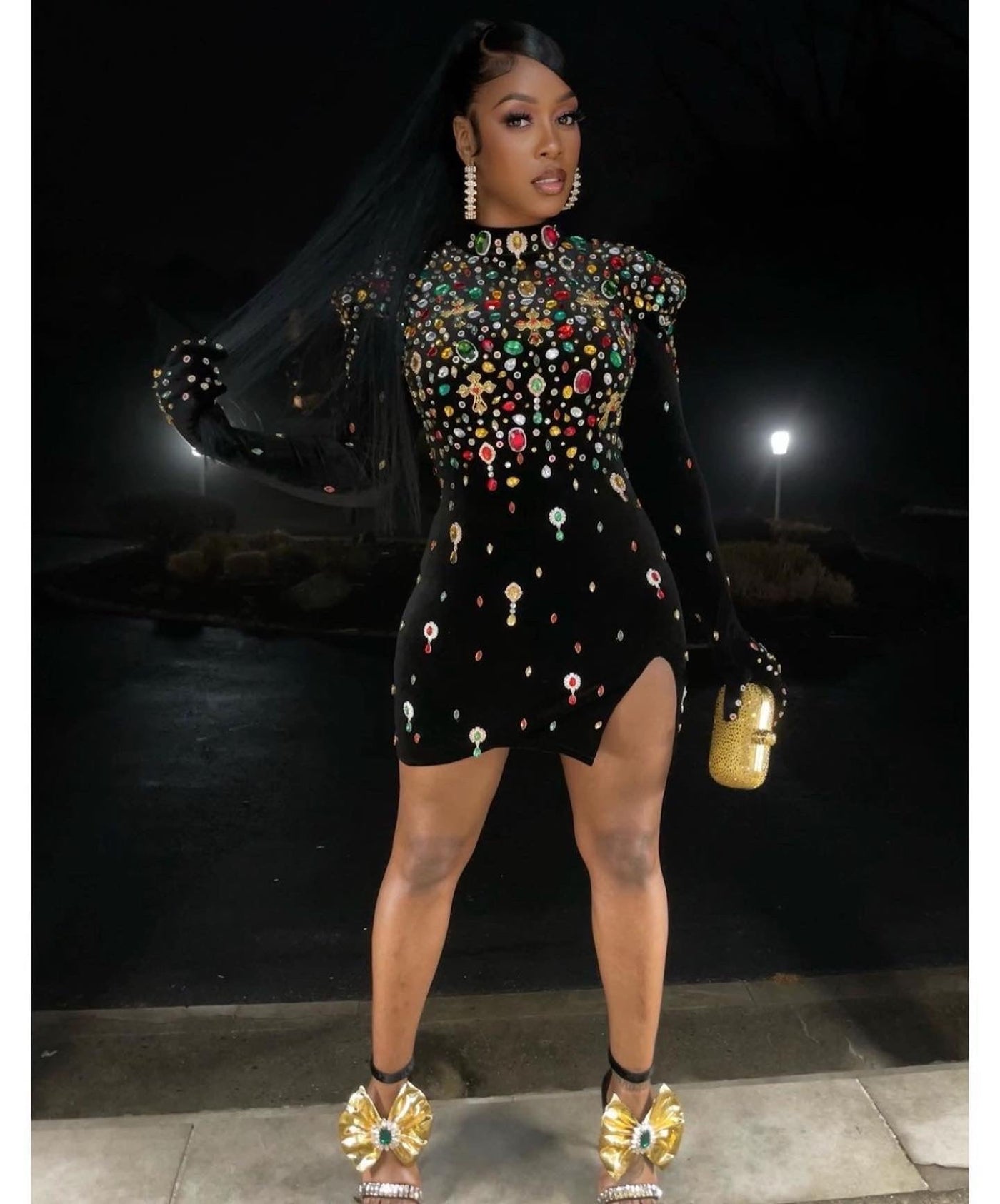 [product_title] – luxury [product_type] with glamorous details – perfect for birthday, red carpet, or girls’ night out | Angel Brinks Fashion